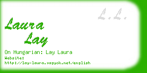 laura lay business card